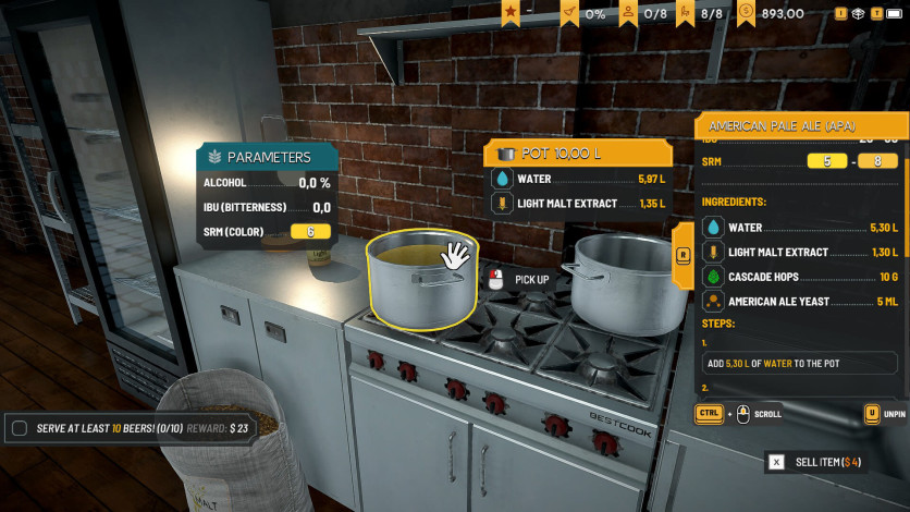 Screenshot 3 - Brewpub Simulator