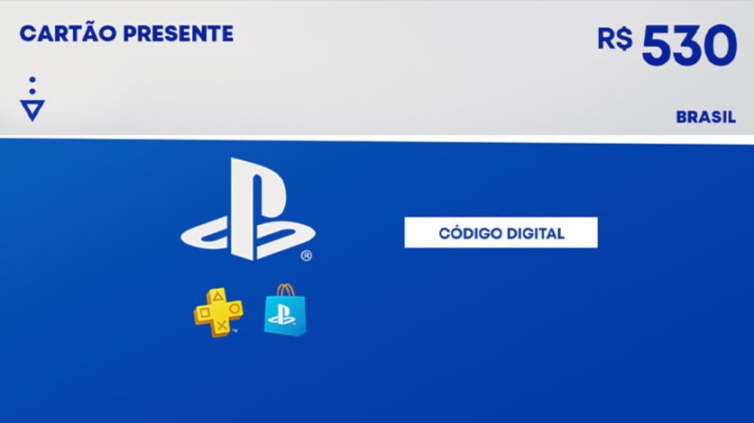 Screenshot 1 - R$530 PlayStation Store - Cartão Presente Digital