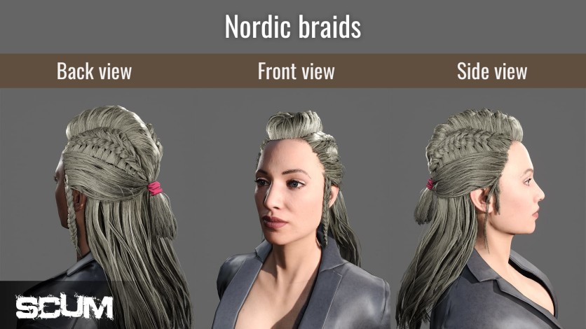 Screenshot 3 - SCUM Female Hair Pack