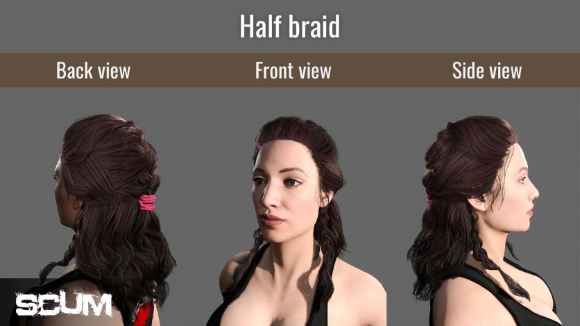 Captura de pantalla 2 - SCUM Female Hair Pack