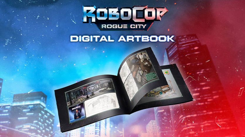 Captura de pantalla 1 - Robocop: Rogue City - Digital Artbook