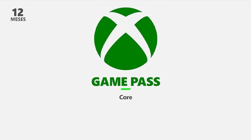 Captura de pantalla 1 - Xbox Game Pass Core - 12 Meses - Gift Card Digital