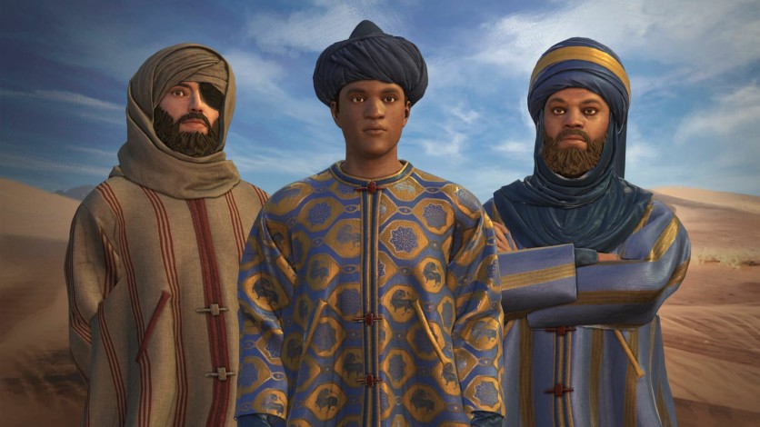 Captura de pantalla 4 - Crusader Kings III Content Creator Pack: North African Attire