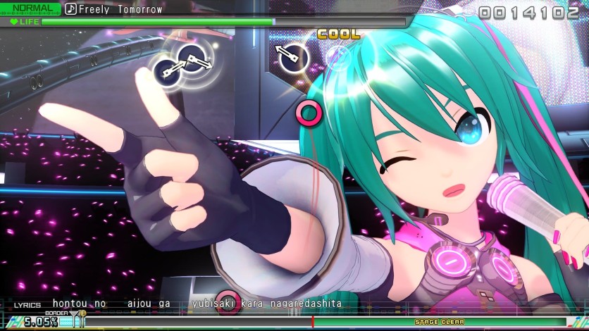 Screenshot 1 - Hatsune Miku: Project DIVA Mega Mix+