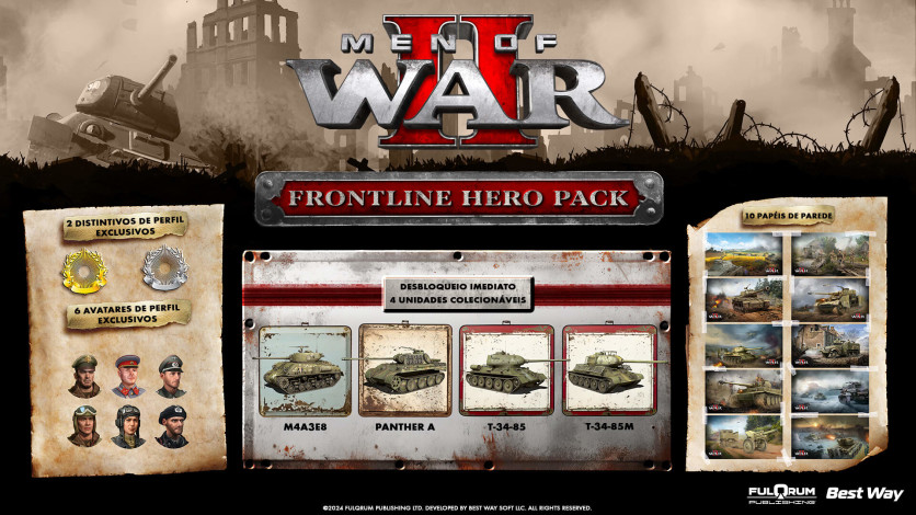 Captura de pantalla 1 - Men of War II - Frontline Hero Pack