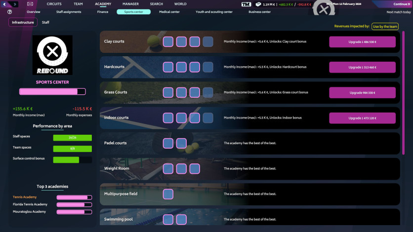 Screenshot 6 - Tennis Manager 2024