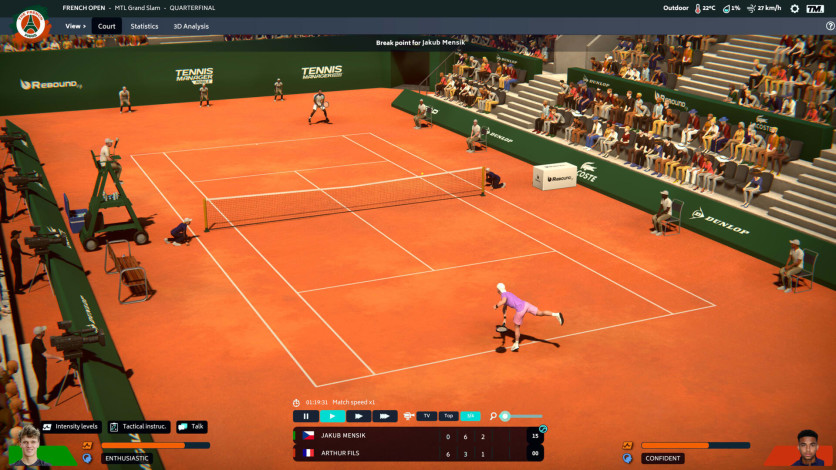 Captura de pantalla 3 - Tennis Manager 2024