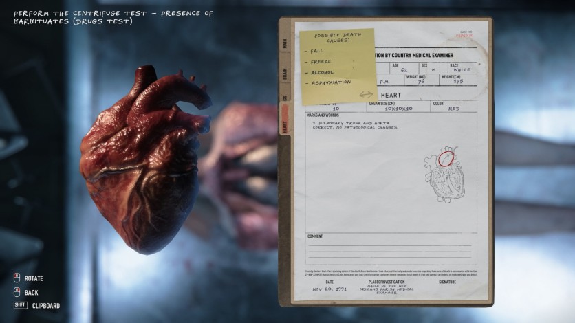 Captura de pantalla 1 - Autopsy Simulator