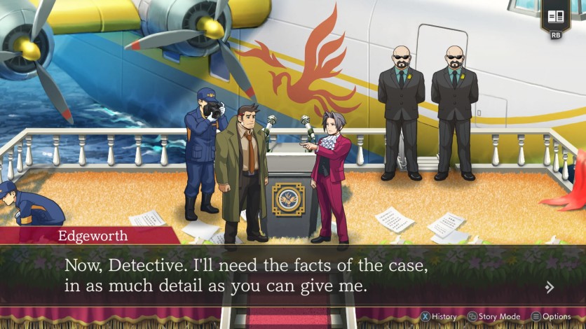 Captura de pantalla 1 - Ace Attorney Investigations Collection