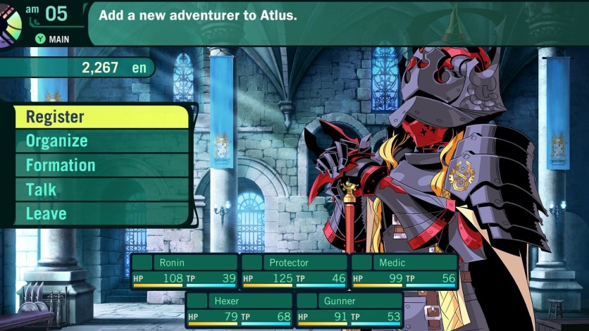 Screenshot 1 - Etrian Odyssey II HD