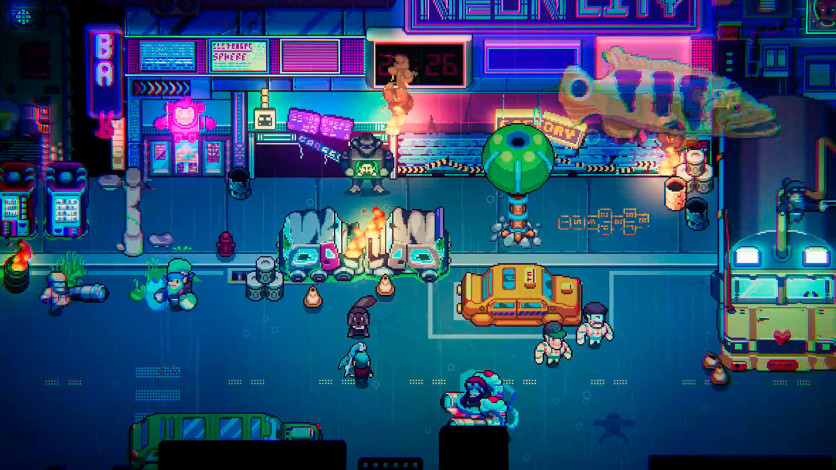 Screenshot 2 - Cyberwar: Neon City