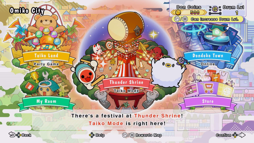 Captura de pantalla 2 - Taiko no Tatsujin: Rhythm Festival The Setlist Edition