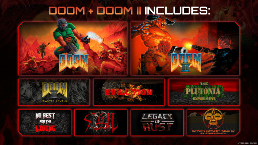 Screenshot 1 - DOOM + DOOM II