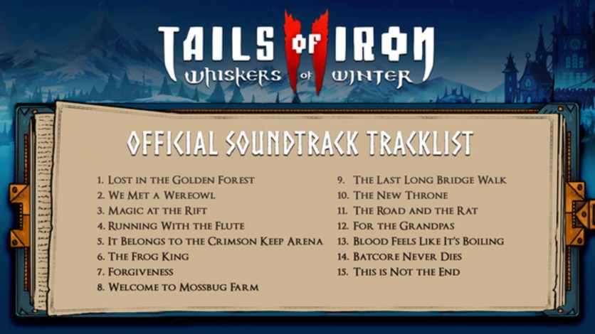 Captura de pantalla 1 - Tails of Iron 2: Whiskers of Winter - Digital Official Soundtrack