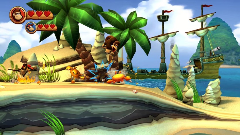 Captura de pantalla 1 - Donkey Kong Country™ Returns HD