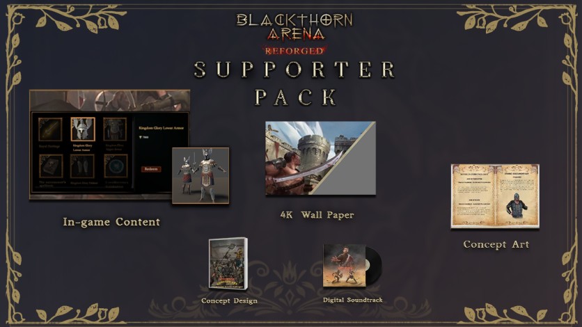Captura de pantalla 1 - Blackthorn Arena: Reforged - Supporter Pack