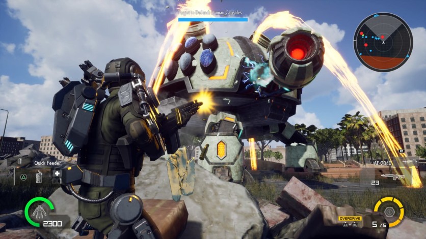 Screenshot 1 - EARTH DEFENSE FORCE: IRON RAIN