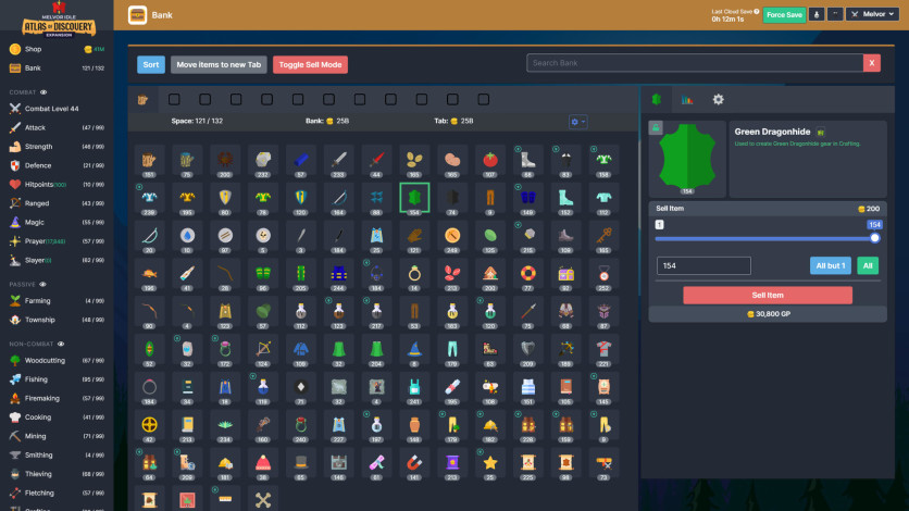 Screenshot 2 - Melvor Idle