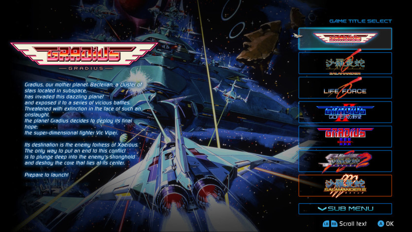 Screenshot 1 - GRADIUS ORIGINS
