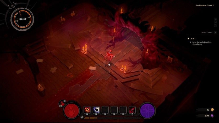 Screenshot 1 - Hell Clock