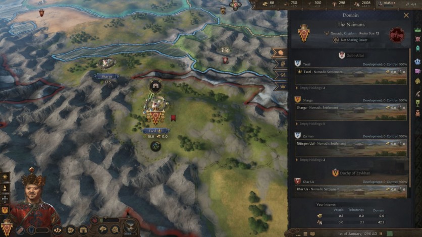 Captura de pantalla 5 - Crusader Kings III: Khans of the Steppe