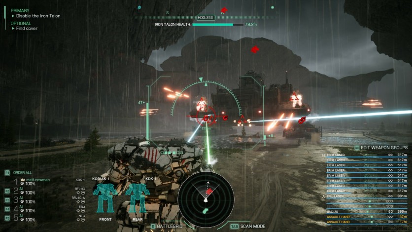 Screenshot 1 - MechWarrior 5: Clans - Ghost Bear: Flash Storm