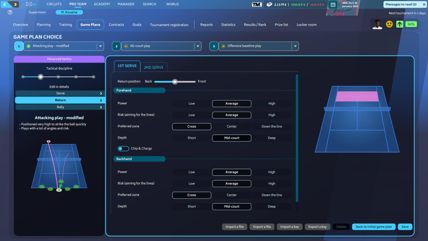 Captura de pantalla 6 - Tennis Manager 25