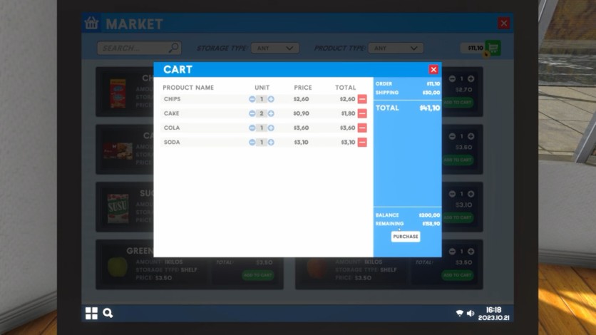 Captura de pantalla 9 - Supermarket Simulator