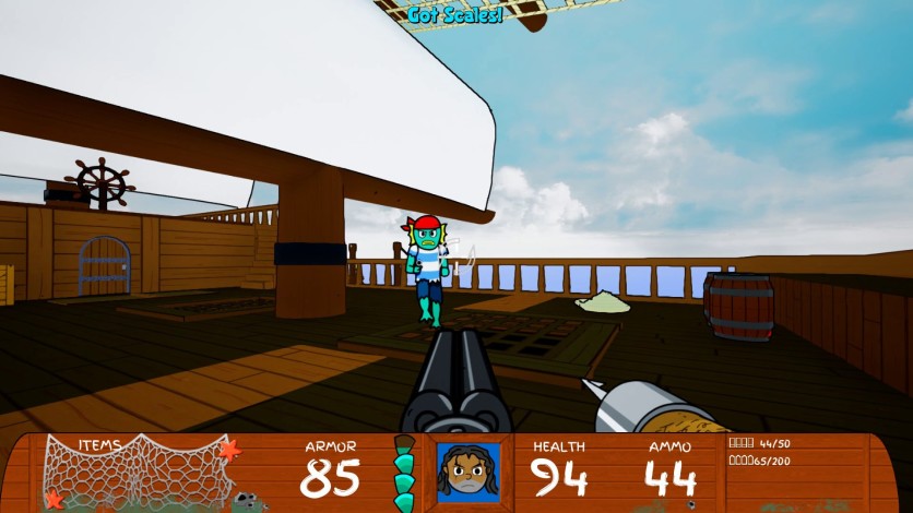 Screenshot 1 - Fish Person Shooter