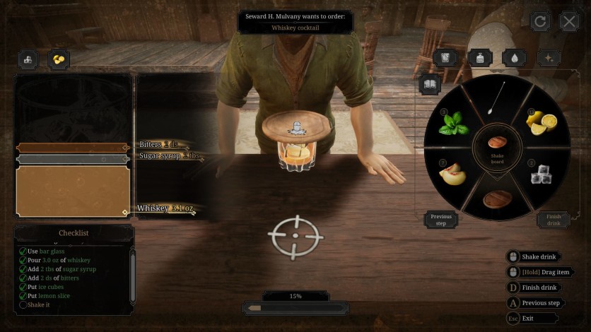 Captura de pantalla 1 - Saloon Simulator