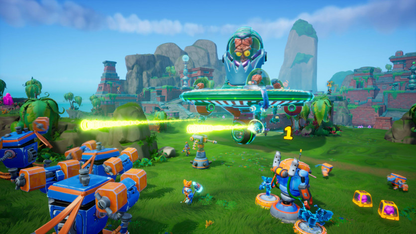Screenshot 4 - Chip ‘n Clawz vs. The Brainioids