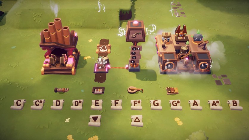 Captura de pantalla 6 - Oddsparks: An Automation Adventure - Making Music