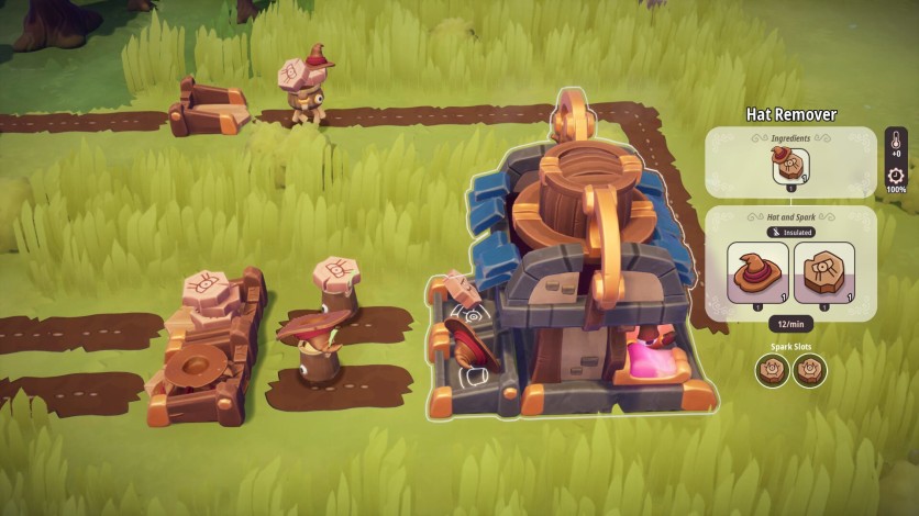 Captura de pantalla 3 - Oddsparks: An Automation Adventure - Hats & Helmets