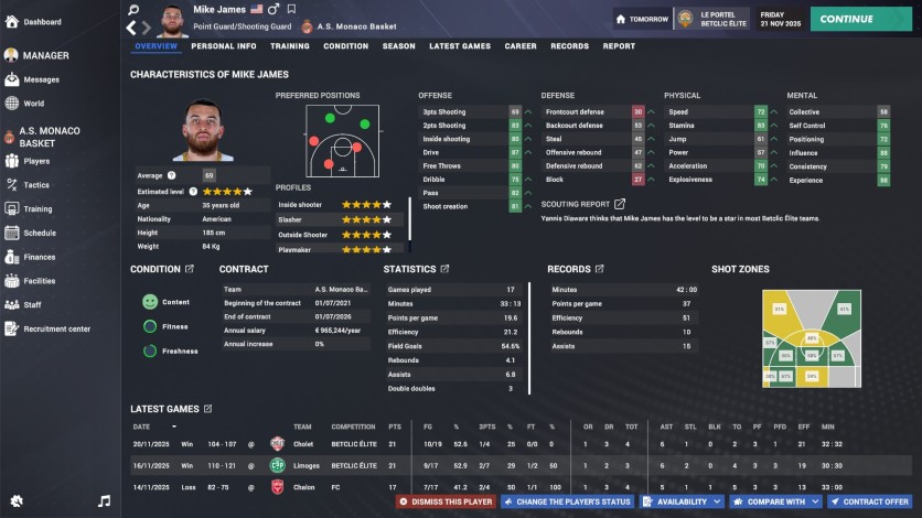 Screenshot 1 - Pro Basketball Manager 2026