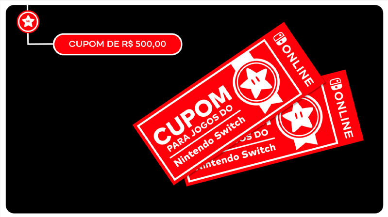 Nintendo Switch Online  Brasil – 'Cupons para jogos do Nintendo