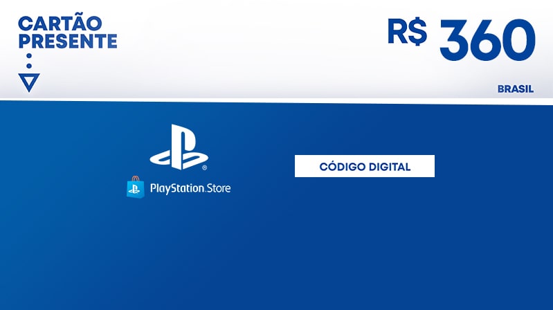 Cartão Card Playstation Store 250 Reais Psn Plus Ps4 Ps5 Br